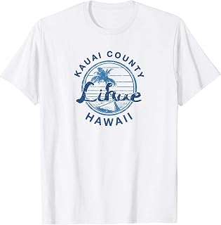 Hawaii Lihue Kauai Retro Hawaiian T-Shirt