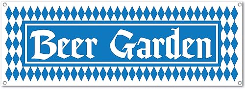 Cartel de jardín de cerveza Banner Party Accesorio (1 unidad) (1Pkg)