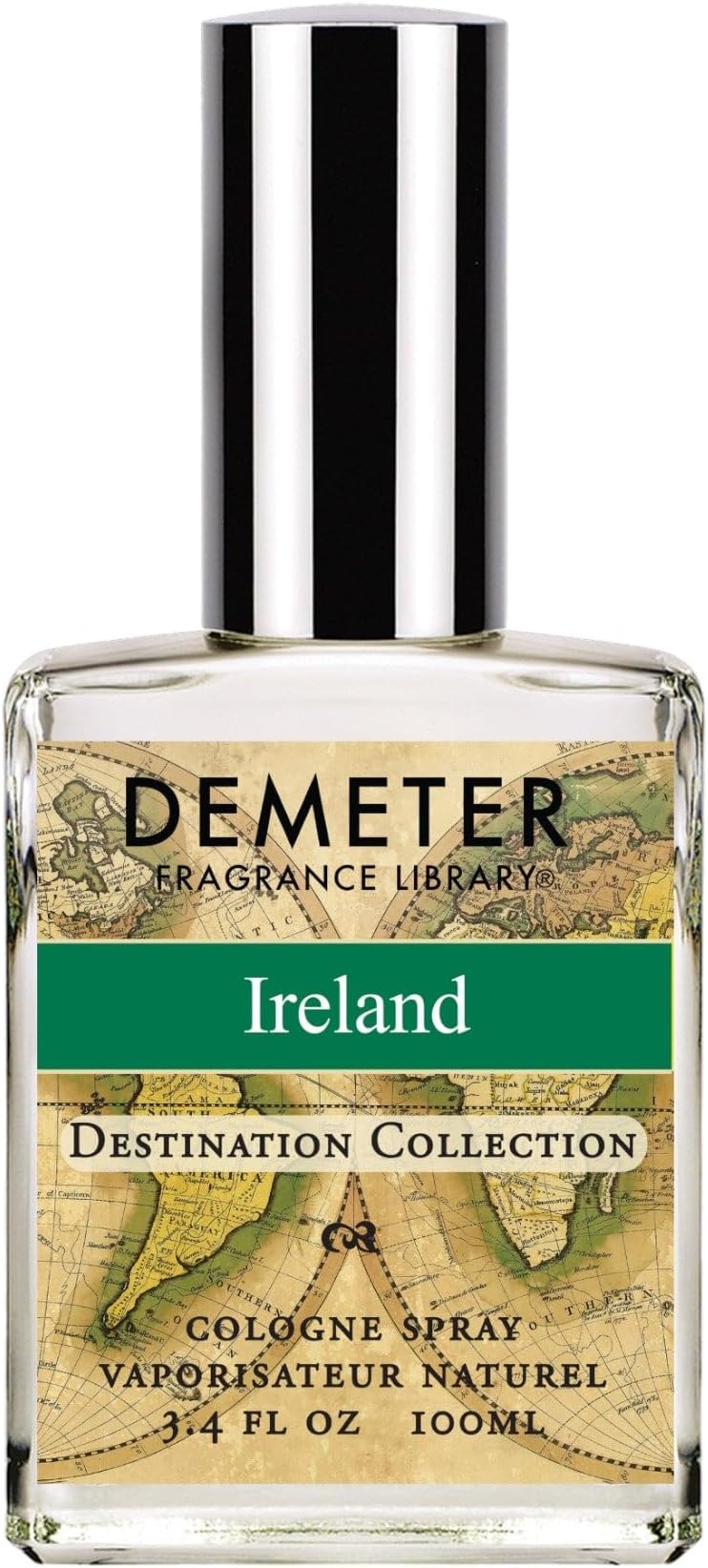 Natural Perfume Spray Cologne for Women, Destination Collection Ireland, 1 oz
