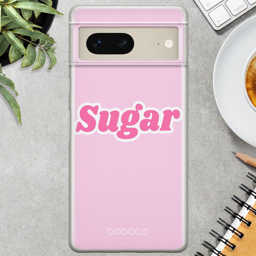 BABACO Custodia Ufficiale Per Google Pixel 7 – Modello Flowers 042 – TPU Flessibile Con Stampa Originale, Antigraffio E Antiurto - 3