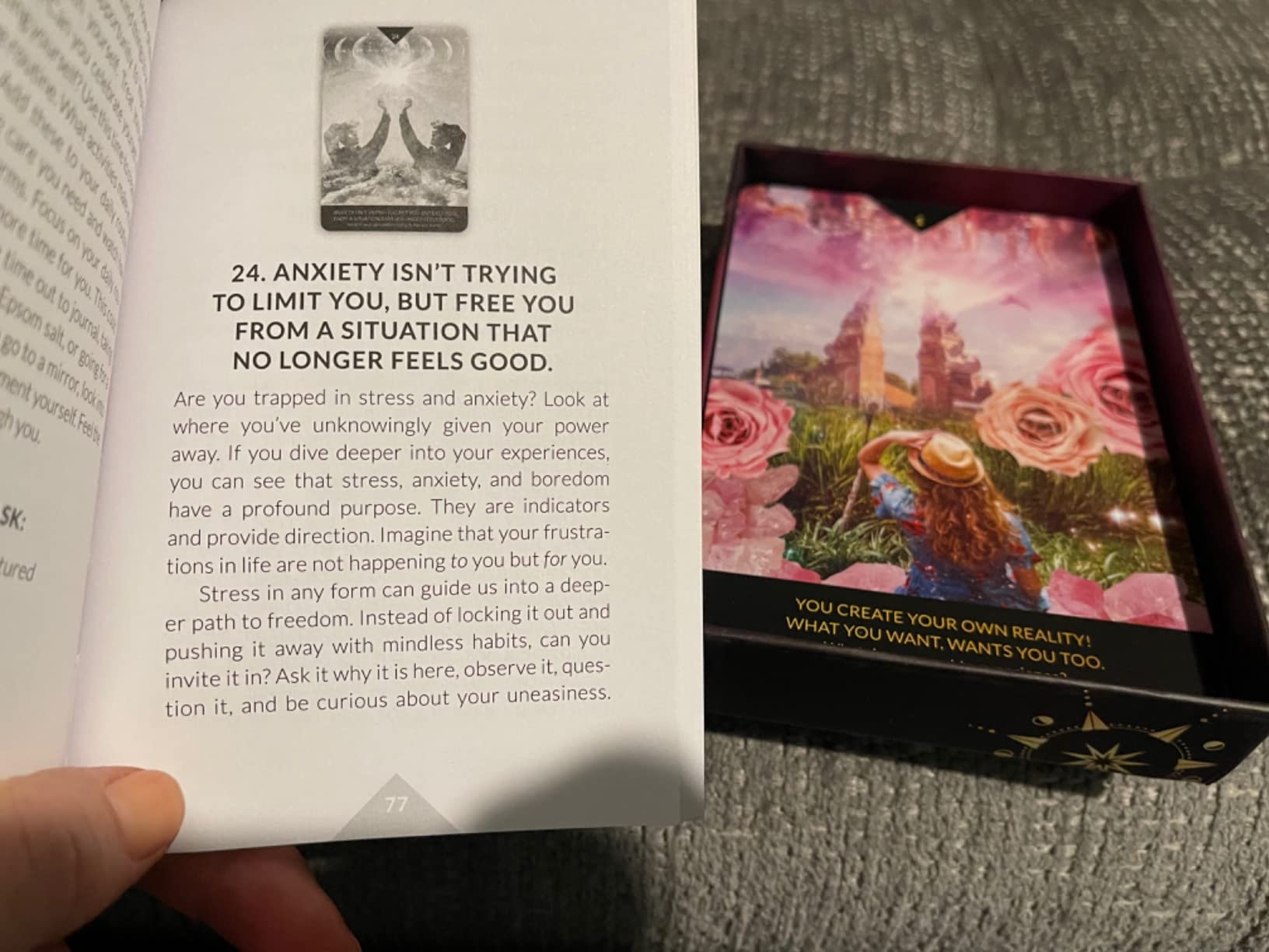 4/mo Finance Unshakable Inner Peace Oracle Cards A 44Card Deck and