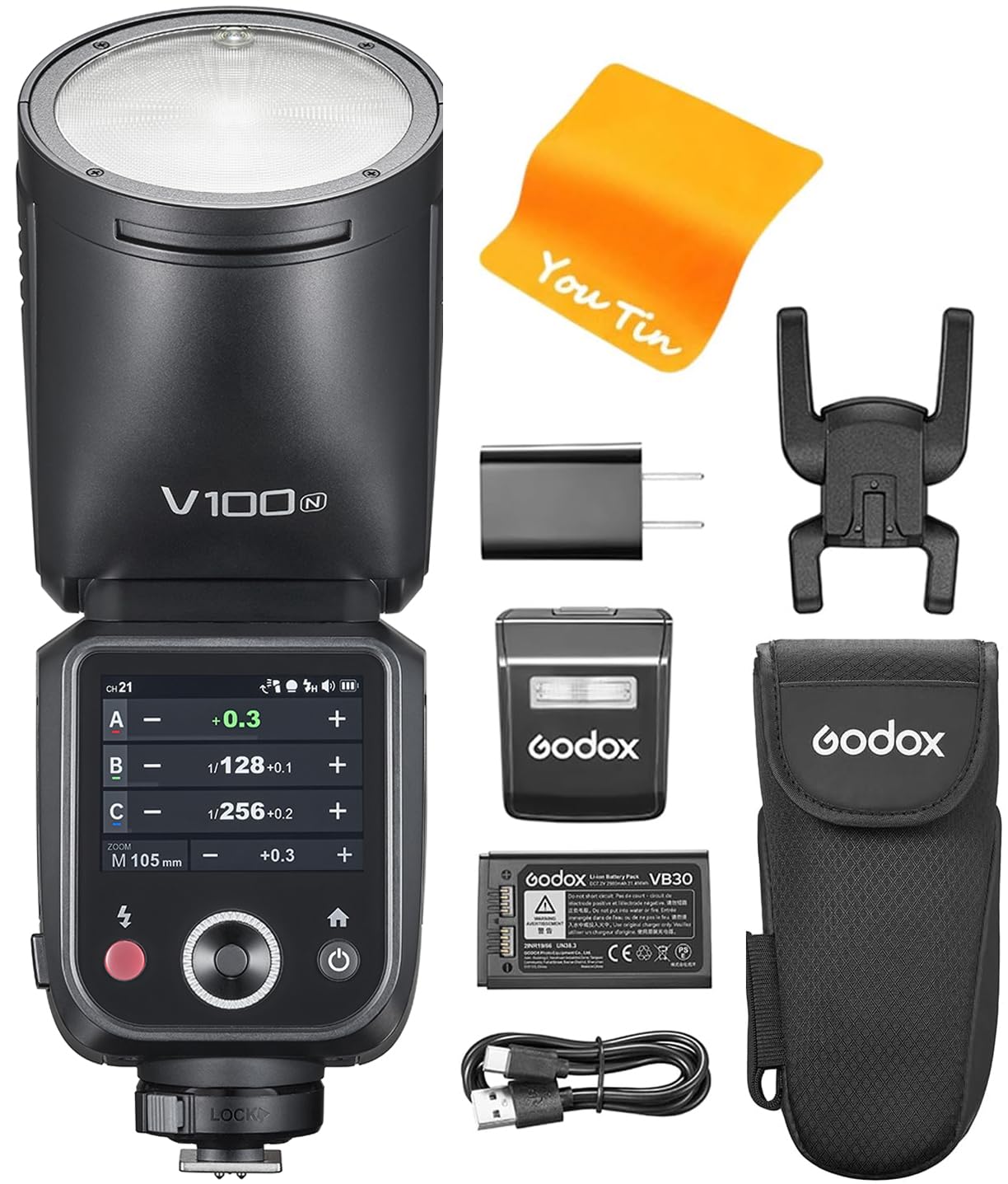 Amazon | GODOX V100 V100-N TTL リチウムイオン ラウンド