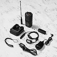 Vista 8 de Baofeng Radio UV-9G GMRS (paquete de 2), radios bidireccionales impermeables IP67, de largo alcance, recargable con cable de programación y antenas