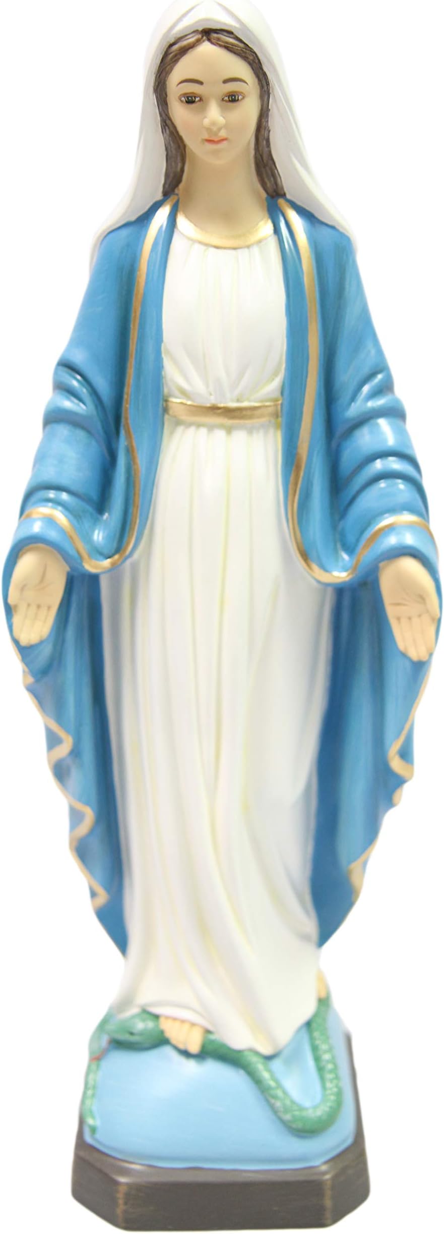 Vittoria Collection 16" Our Lady of Grace Virgin Mary Madonna Blessed Mother Catholic Italian Statue Sculpture Figurine Made in Italy
