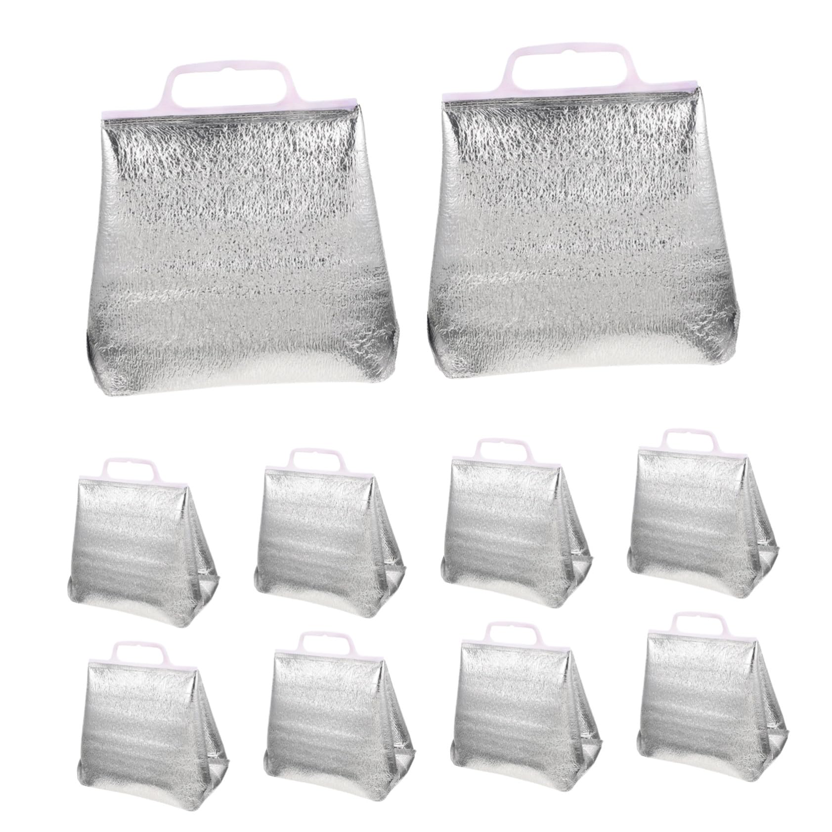 LABRIMP 10piezas Térmicas Portátiles Para Reparto Domicilio Para Comida Pasteles y Supermercado Aislamiento De Neopreno Gran Capacidad Para Entrega y Uso Diario