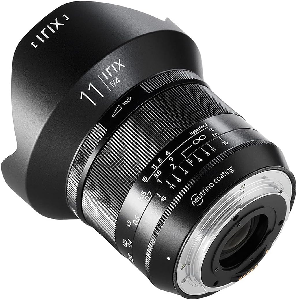 Irix 11mm f/4.0 Blackstone Lens - Wide Angle Rectilinear Lens w/Built-in AE Chip for Canon