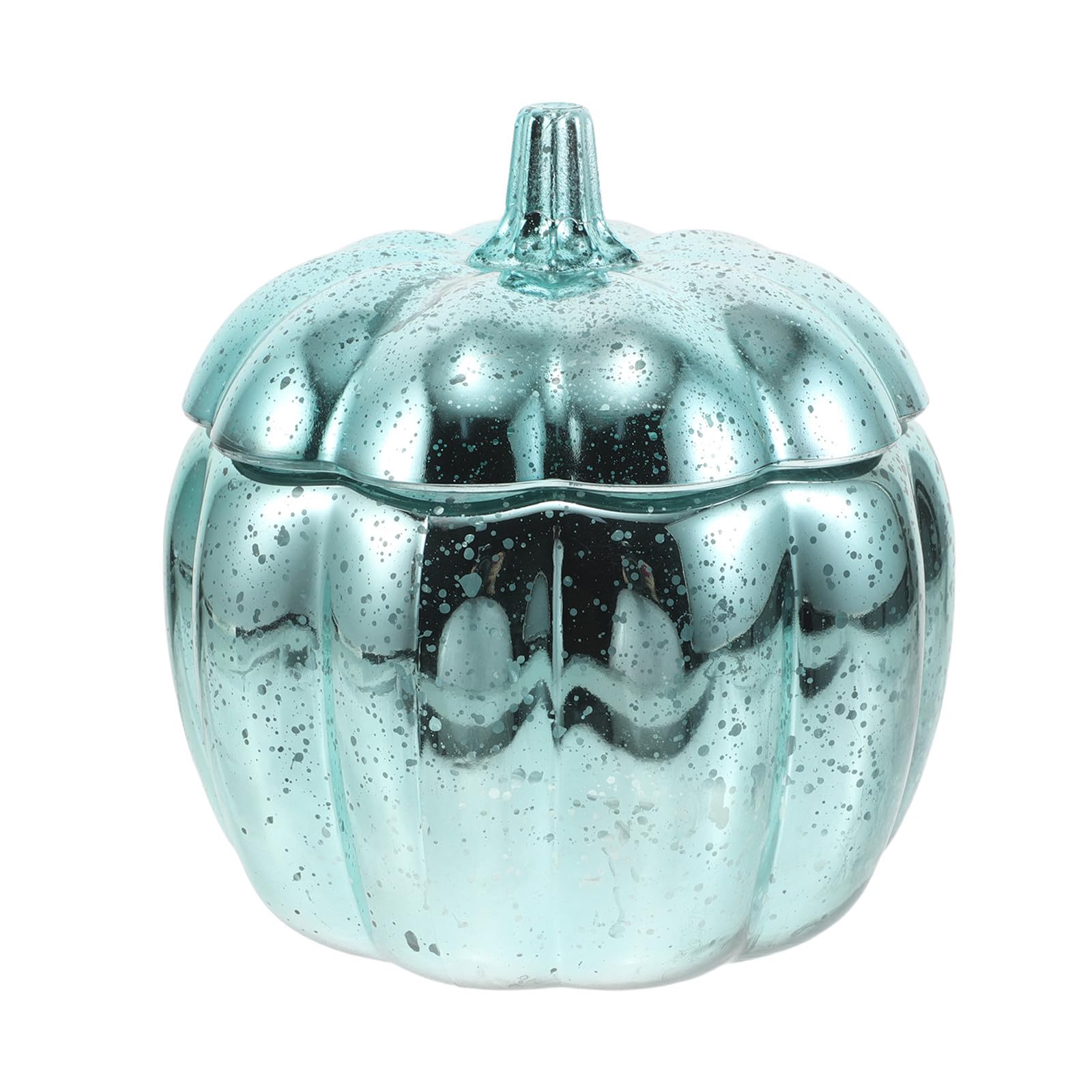 Abaodam Kürbisförmiger Glasbehälter mit Deckel zur Lebensmittelaufbewahrung und Frischeversiegelung für Küchenorganisation und Herbstliche Dekoration