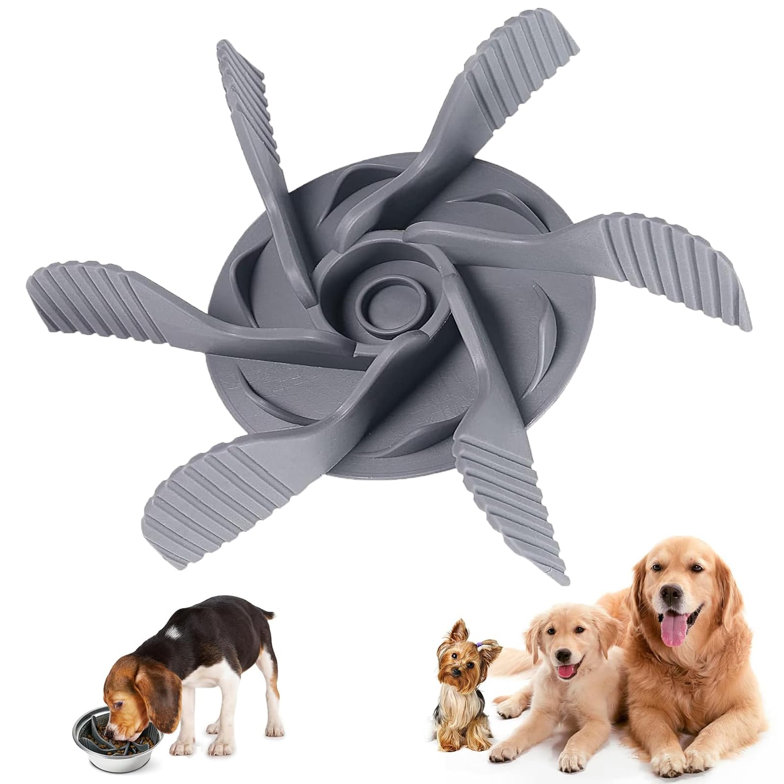 Anti Schling Napf Hunde - Silikon Slow Feeder Gegen Schlingen & Überfressen