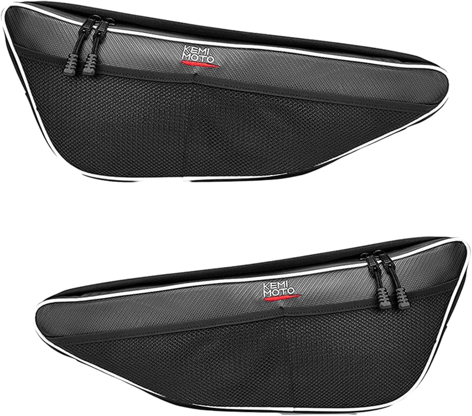 KEMIMOTO Side Door Bags Compatible with Talon 1000R 1000X 1000X-4 2019-2026, Driver and Passenger Side Storage Bags with Knee Pad, UTV Storage Bags Replace 0SL59-HL6-A00(Plastic Front Lower Door Only)