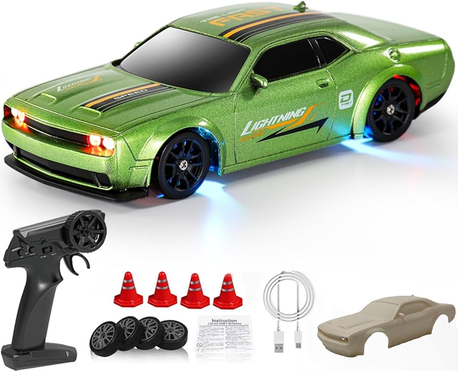 Amazon.co.jp: KAIMIO 1:43 スケール ミニ rc ドリフト車ジャイロ完全