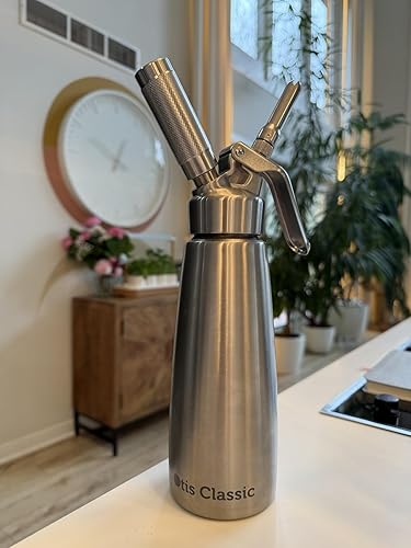 Otis Classic Whipped Cream Dispenser - 500ml Stainless Steel Whip