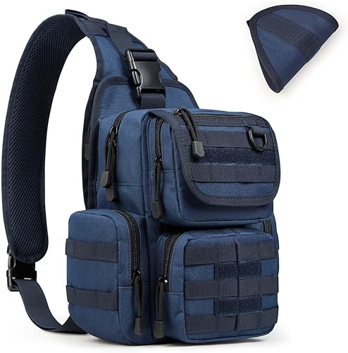 G4Free - Bolsa de transporte táctico para uso diario (EDC), con funda de pistola, asa larga para el hombro, mochila con rango de asalto, bolsa