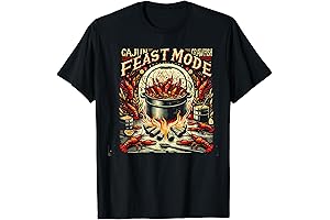 Crawfish Boil Cajun Feast Mode Vintage Men's Louisiana T-Shirt
