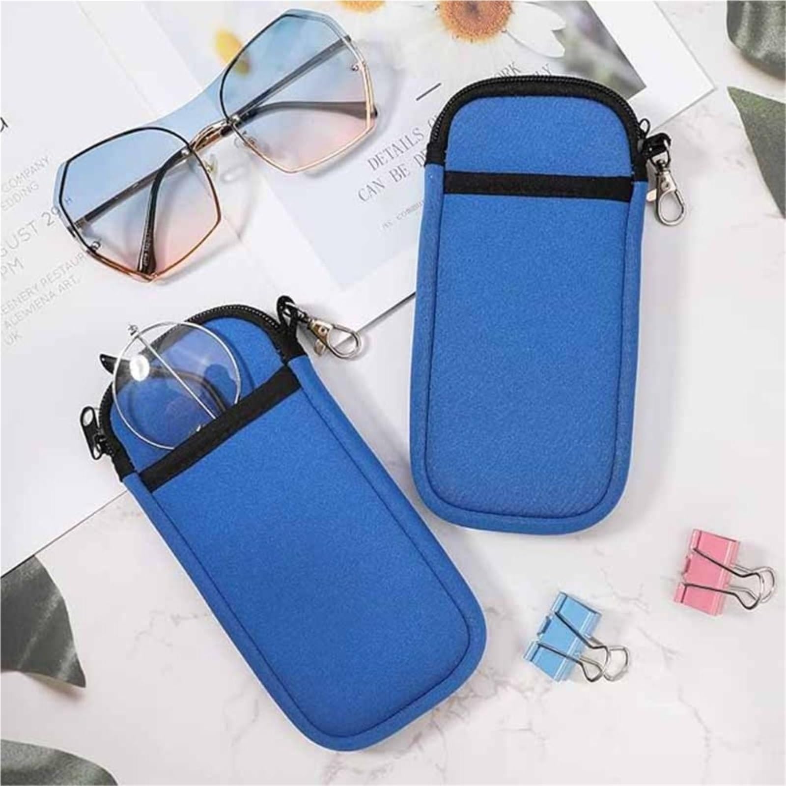 1 pz custodia morbida for occhiali portatile con fibbia borsa ultraleggera for uso da viaggio per Occhiali da Sole