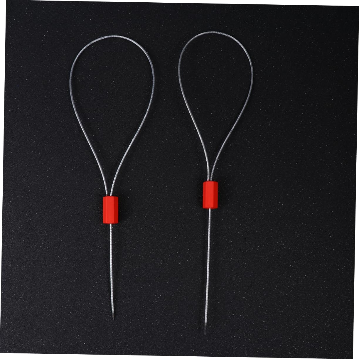 OSOLADY Professional Logistics Wire Seal Strips 50 Pcs 3a Steel Wire High Tension Easy to Use for Sealing Random