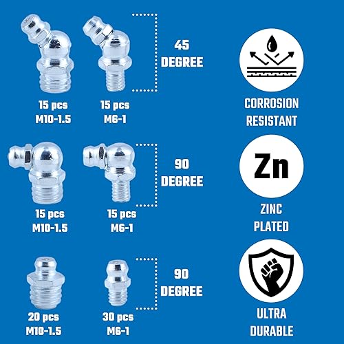 Vista 91 de Neiko 50457A - Kit surtido de pasadores de chaveta, 150 clips de acero chapado en zinc, pequeños pasadores de chaveta para uso en sistema de bloqueo