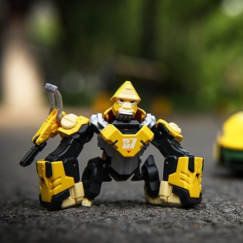 Miniatura 6 de 52TOYS Beastbox Gobana - Figura de acción de juguete de deformación, juguetes de conversión en mecha gorila y cubo, diseño todo en uno, regalo de