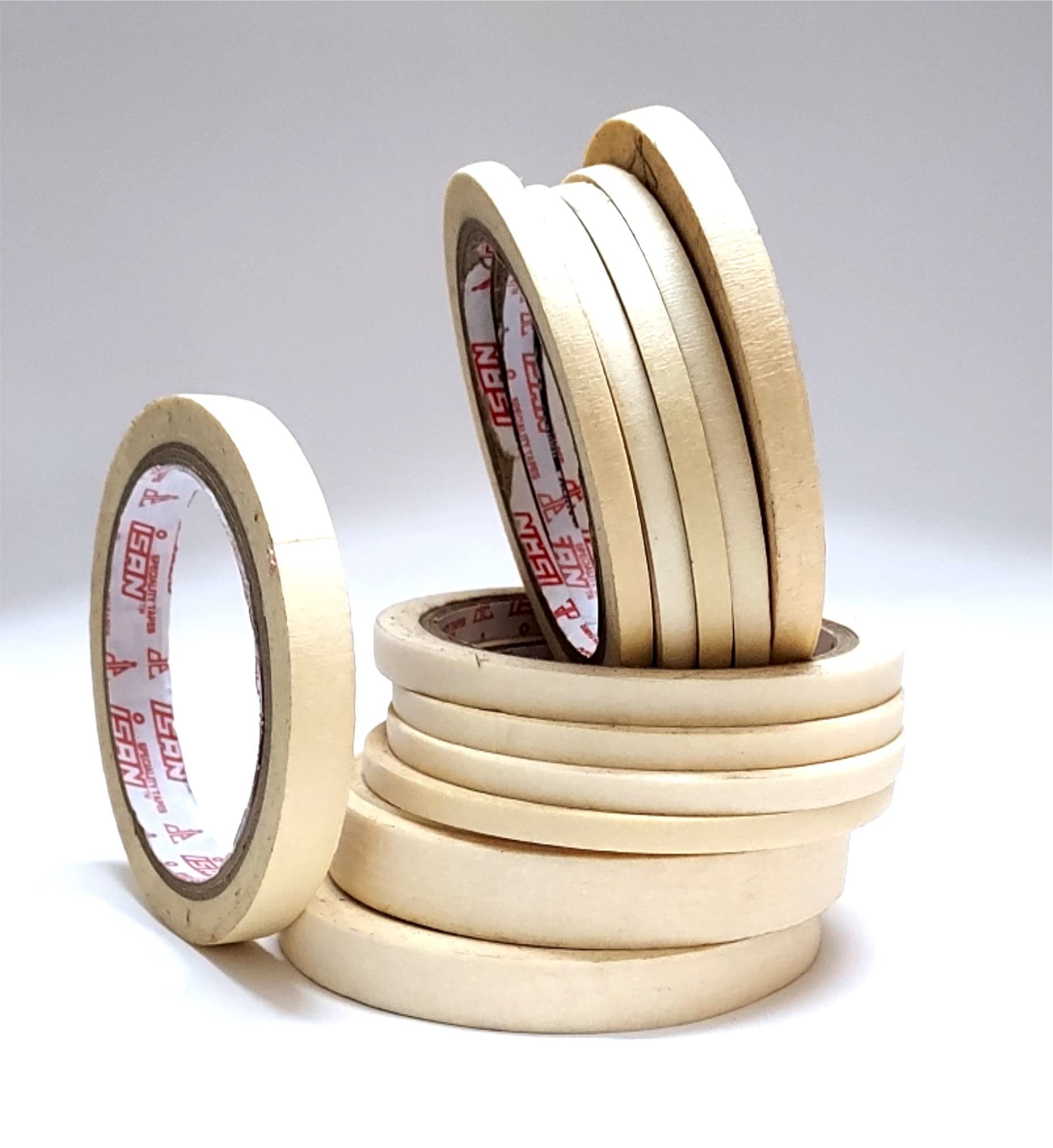 ISAN® Paper Masking Tape Assorted Widths (5mm to 15mm) (12 Pcs Set) (B0B2S7BPGR) Amazon Price History, Amazon Price Tracker