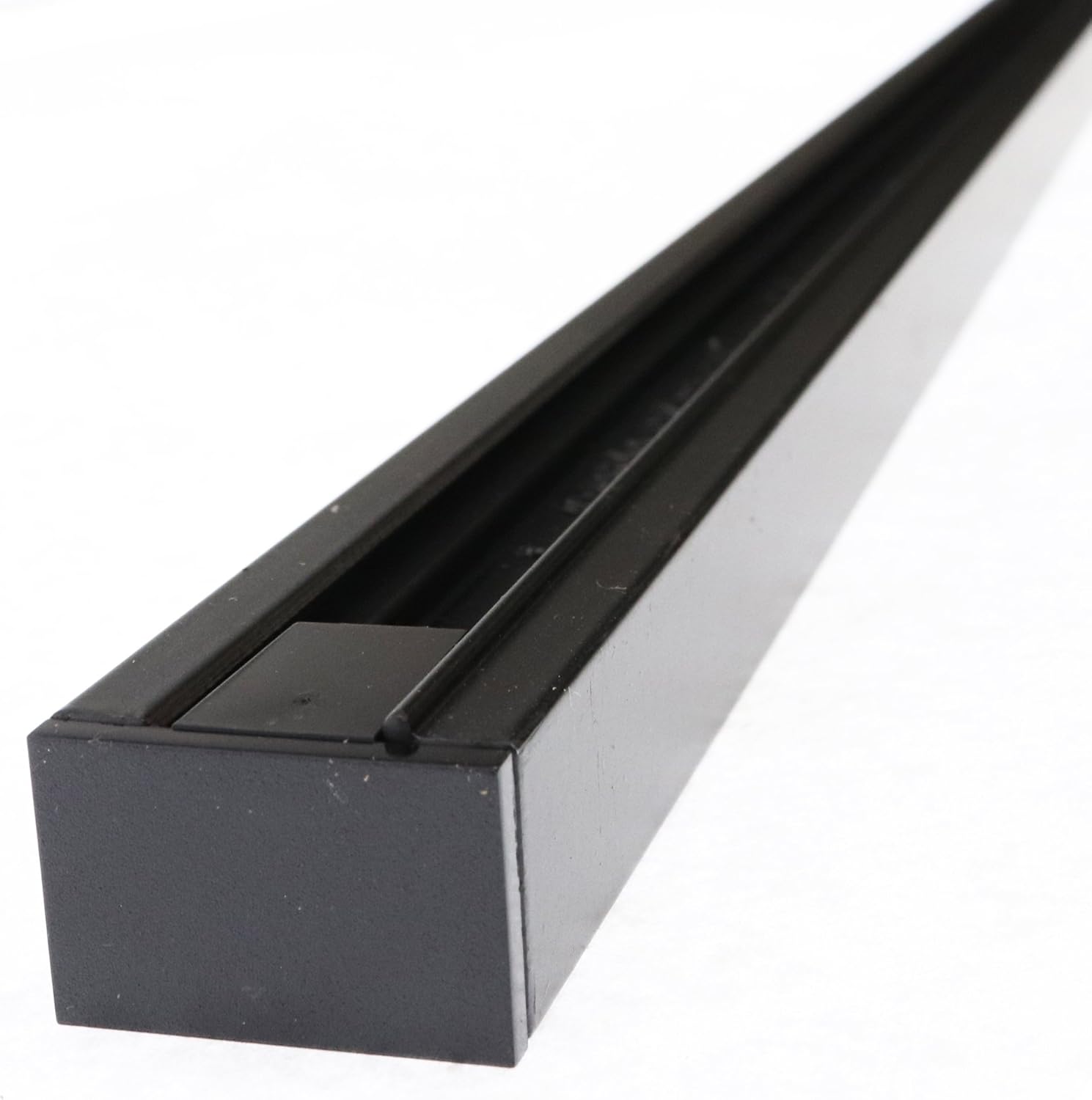 Individually Basic Without Live End Plain Track Finish/Size: Matte Black / 8'