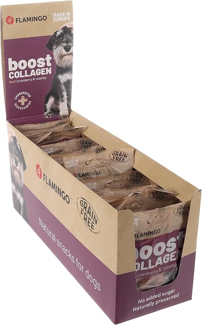 Foto 3 de 3 de Flamingo Boost Chips con Vacuno Y COLÁGENO 60G
