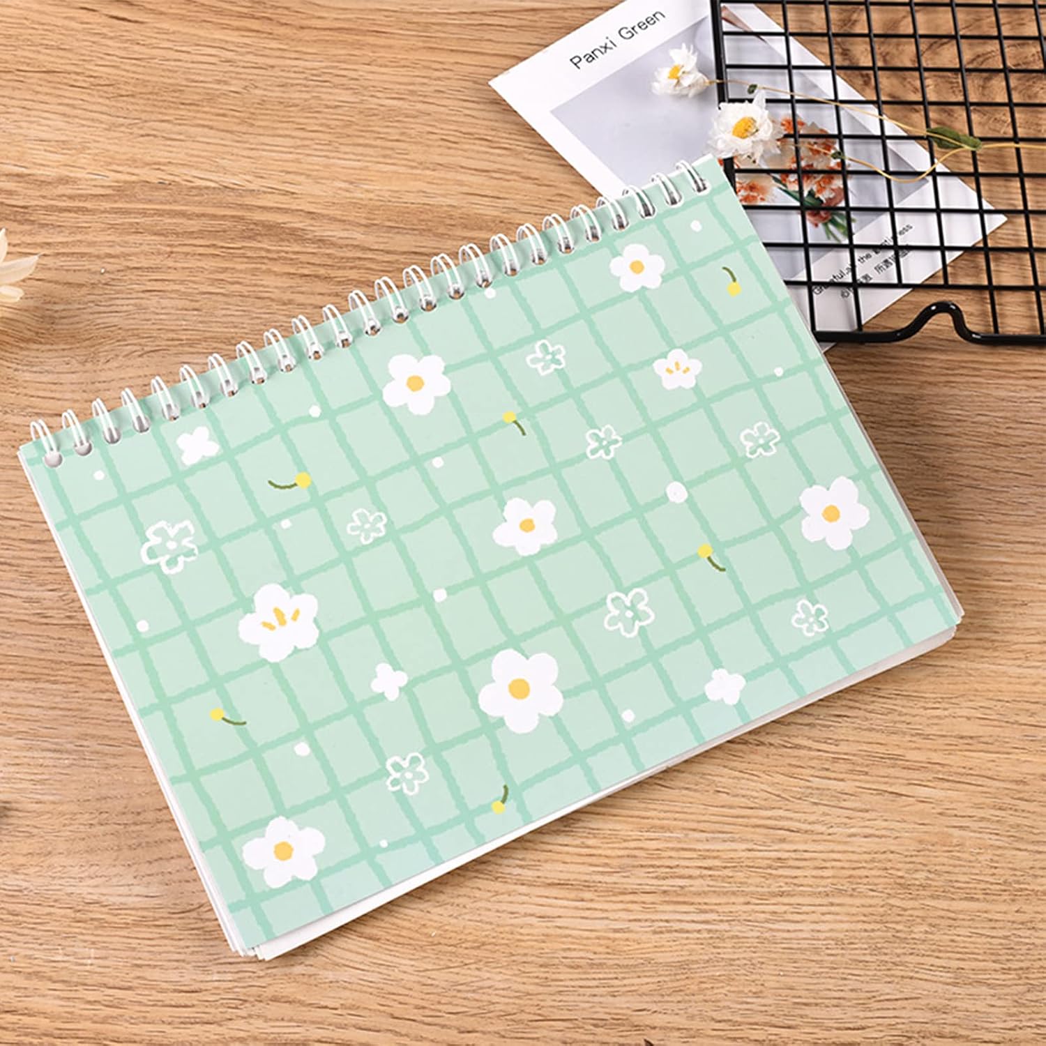 YUATCYA Reusable Sticker Collecting Book Storage Album with 40 Sheets Blank Release Paper - A5 Size Stickers Organizer Collection Holder Book for Adult (GREEN)