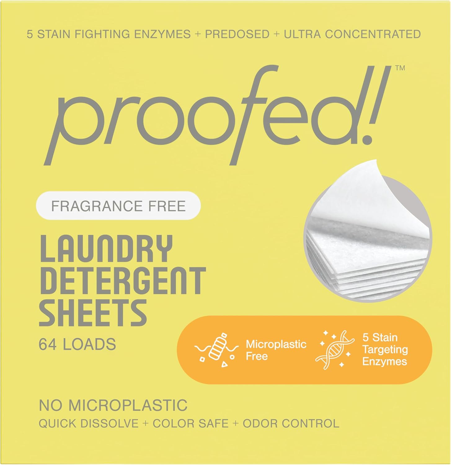 Proofed! Laundry Detergent Sheets product image