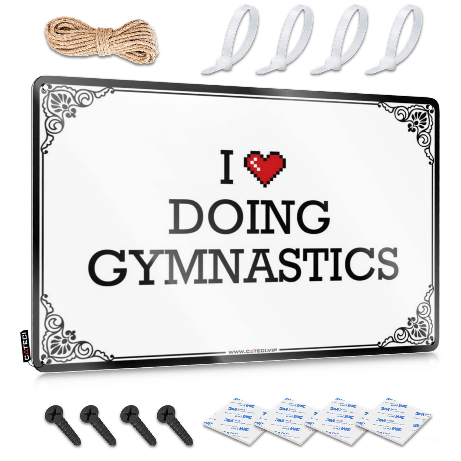 Emo Plaques Designer | I Love Doing Gymnastics Stunning Cave Decoration(30X40CM)