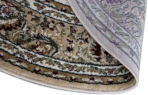 Miniatura 5 de Alfombra redonda tradicional 401 Bellagio (4 pies x 4 pies)