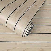 CHIHUT Beige Cherry Wood 3D Wall Panels Peel and Stick PVC Foam Slat Wood Paneling for Bedroom Soundproof Flexible Wooden Slats for Interior Wall TV Background 12"x79" Kitchen Island Celling Wallpaper