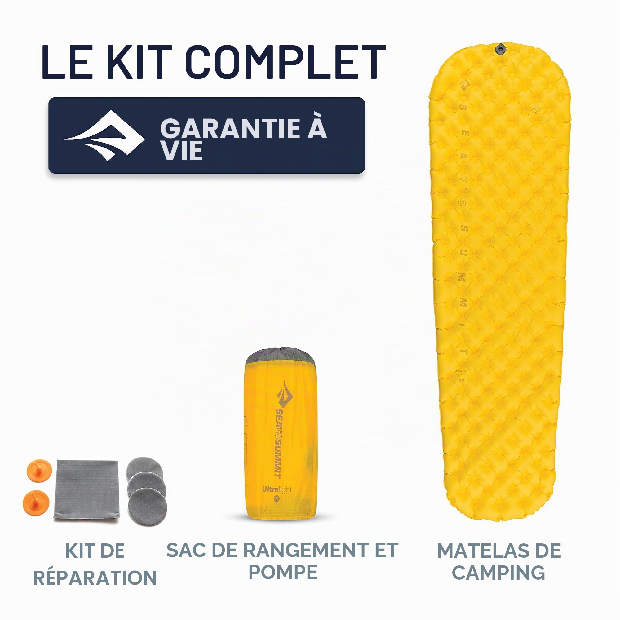 Colchoneta Hinchable - ASC - UltraLight Mat L Color: amarillo