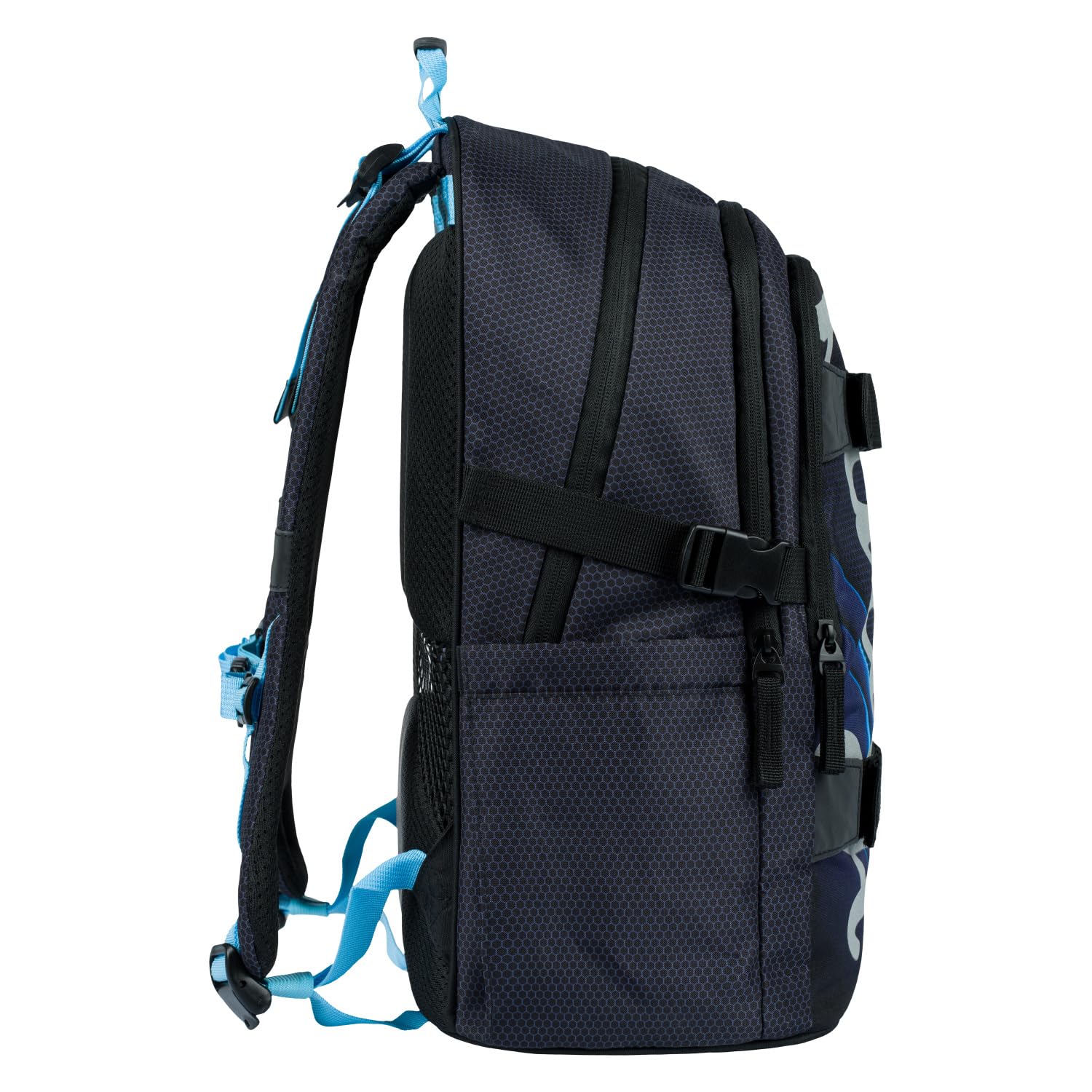 Baagl Schulrucksack Set Jungen Mädchen 3 Teilig, Schultasche ab 3. Klasse, Grundschule Ranzen mit Brustgurt, Ergonomischer Schulranzen