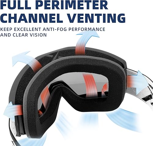 Miniatura 6 de Extremus Cornice - Gafas de esquí  Lente intercambiable más ópticamente verdadera elección de visión  Gafas de nieve premium para hombres y mujeres