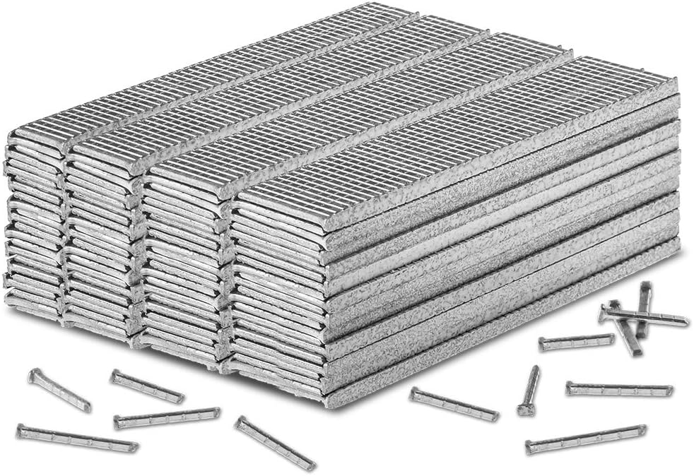 TROTEC Juego de clavos para grapadora tipo 47, 15, 20, 25 y 32 mm de longitud (3000 unidades)