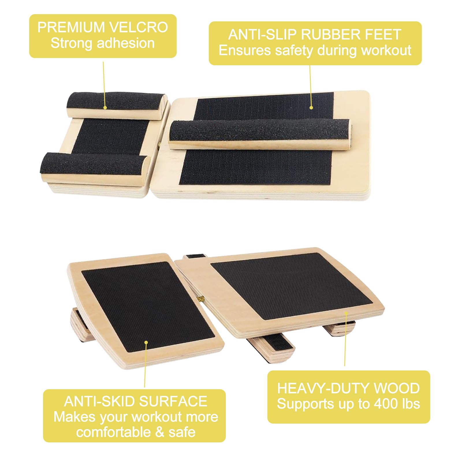 Legno Tavoletta Propriocettiva Caviglia, Balance Board, Tavola Propriocettiva Per Lo Stretching Della Caviglia, Esercizi Di Stabilità, Correzione Della Postura