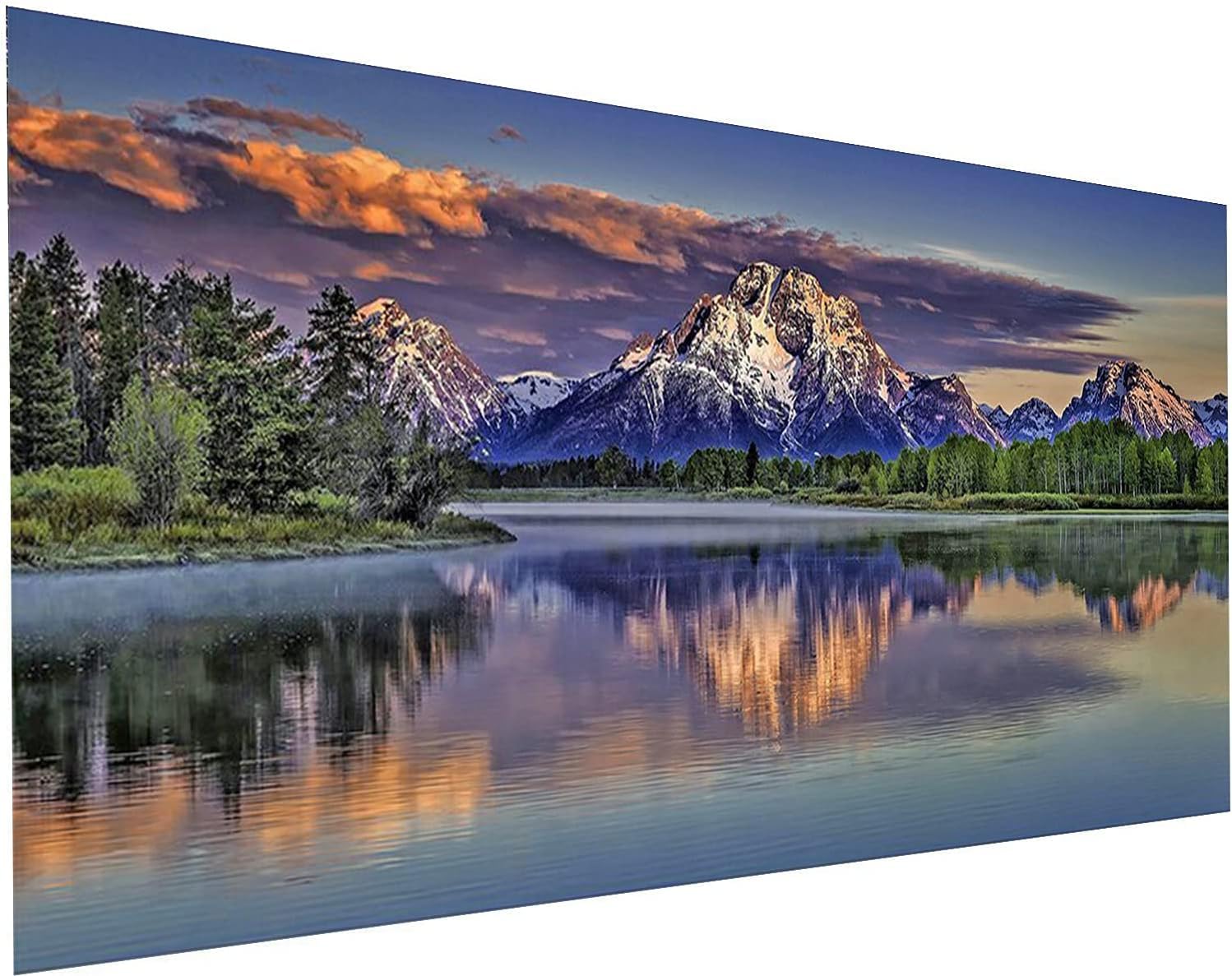 Kit De Peinture Par Numéros Paysage Marin Et Étoile De Mer 60 X 40 Cm Orange Et Gris 84104202