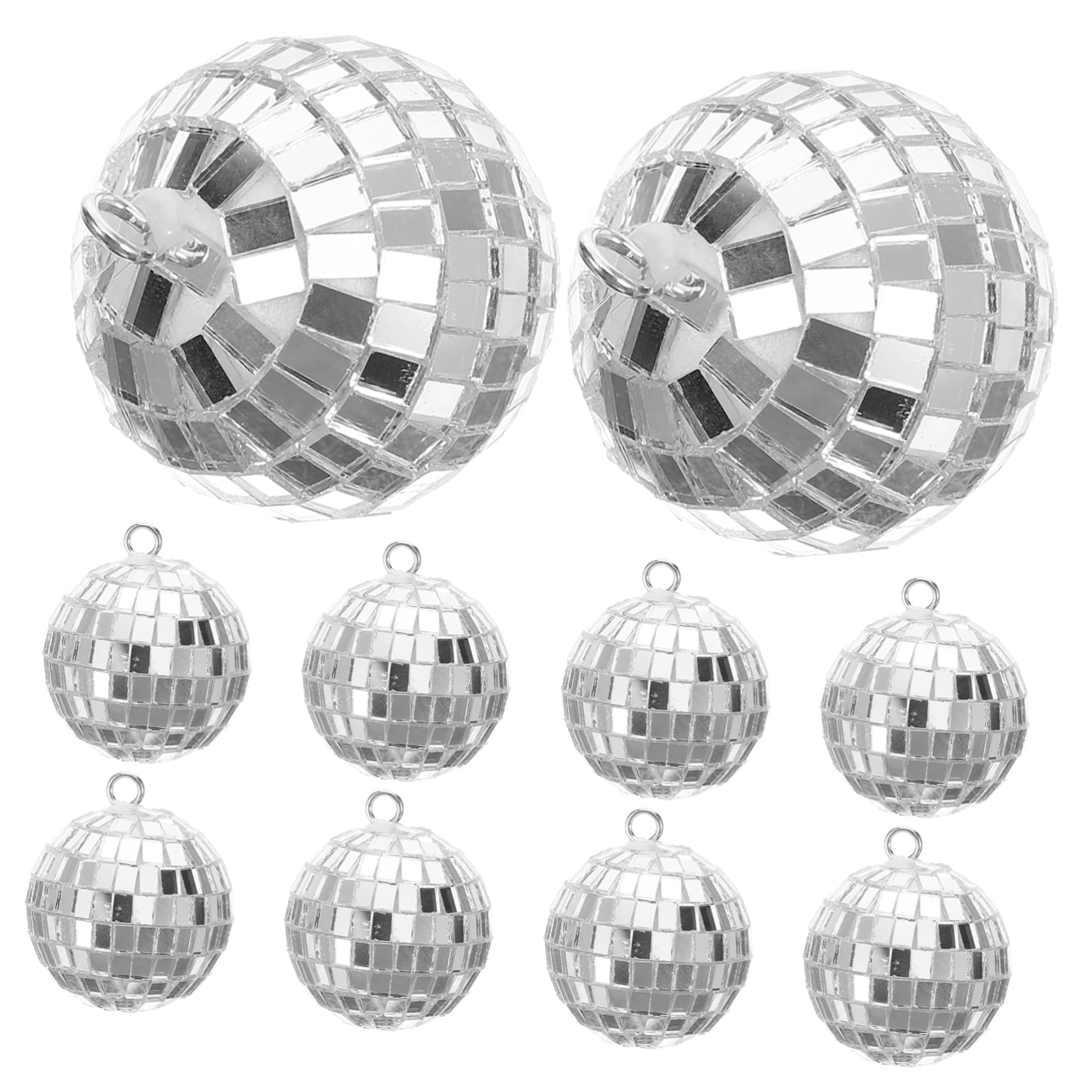 HAKIDZEL 10pcs Disco Mirror for Hanging Disco for Weddings Garden Celebrations and Nightclubs Festive Atmosphere Multi-Functional Use