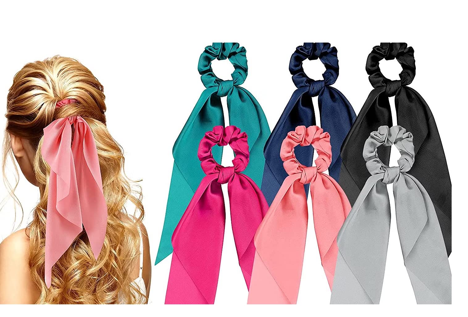 See full amazon price history chart for LOCANS Plain lining striped Polka Dots Printed Silk Satin Hair Band scarf Head Band Jurra Rubber band scarf for Child,Girl,Women (Multicolor, Pack of 6, scarf band) LOCANS Plain lining striped Polka Dots Printed Silk Satin Hair Band scarf Head Band Jurra Rubber band scarf for Child,Girl,Women (Multicolor, Pack of 6, scarf band) (B0BTYXGLF3) Amazon Price History, Amazon Price Tracker