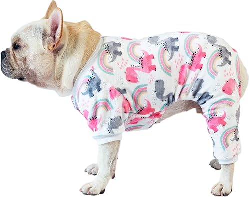 CuteBone Ropa de invierno para perro, abrigo de terciopelo grueso, traje de cachorro, pijama suave, ropa para gatos MR01M