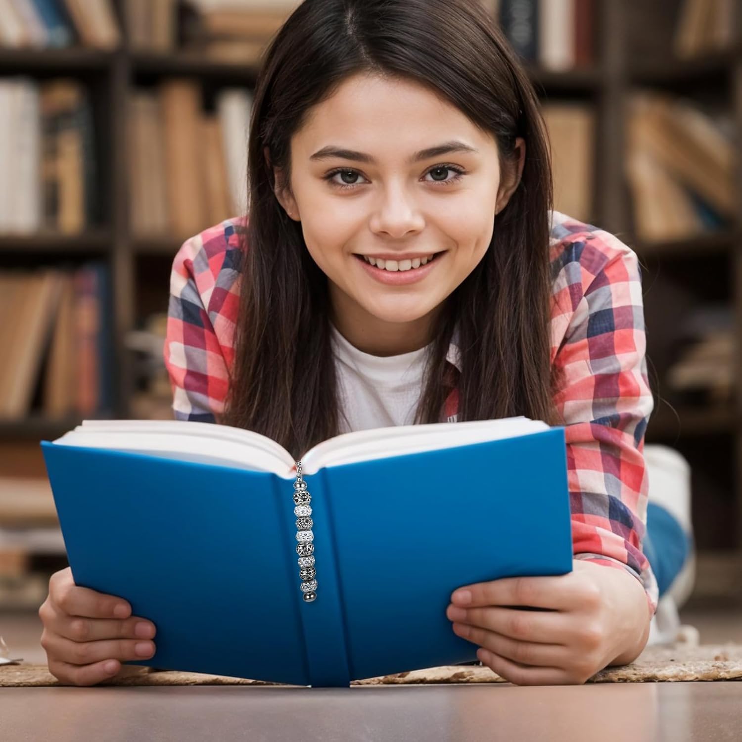 24 Pcs Beadable Bookmarks DIY Metal Blank Bar Bookmark Silver for Beads DIY Bookmarks Craft Jewelry Pendant Charm Gift for Book Lovers Student Teacher Office Supplies, 12 Colors - Image 6