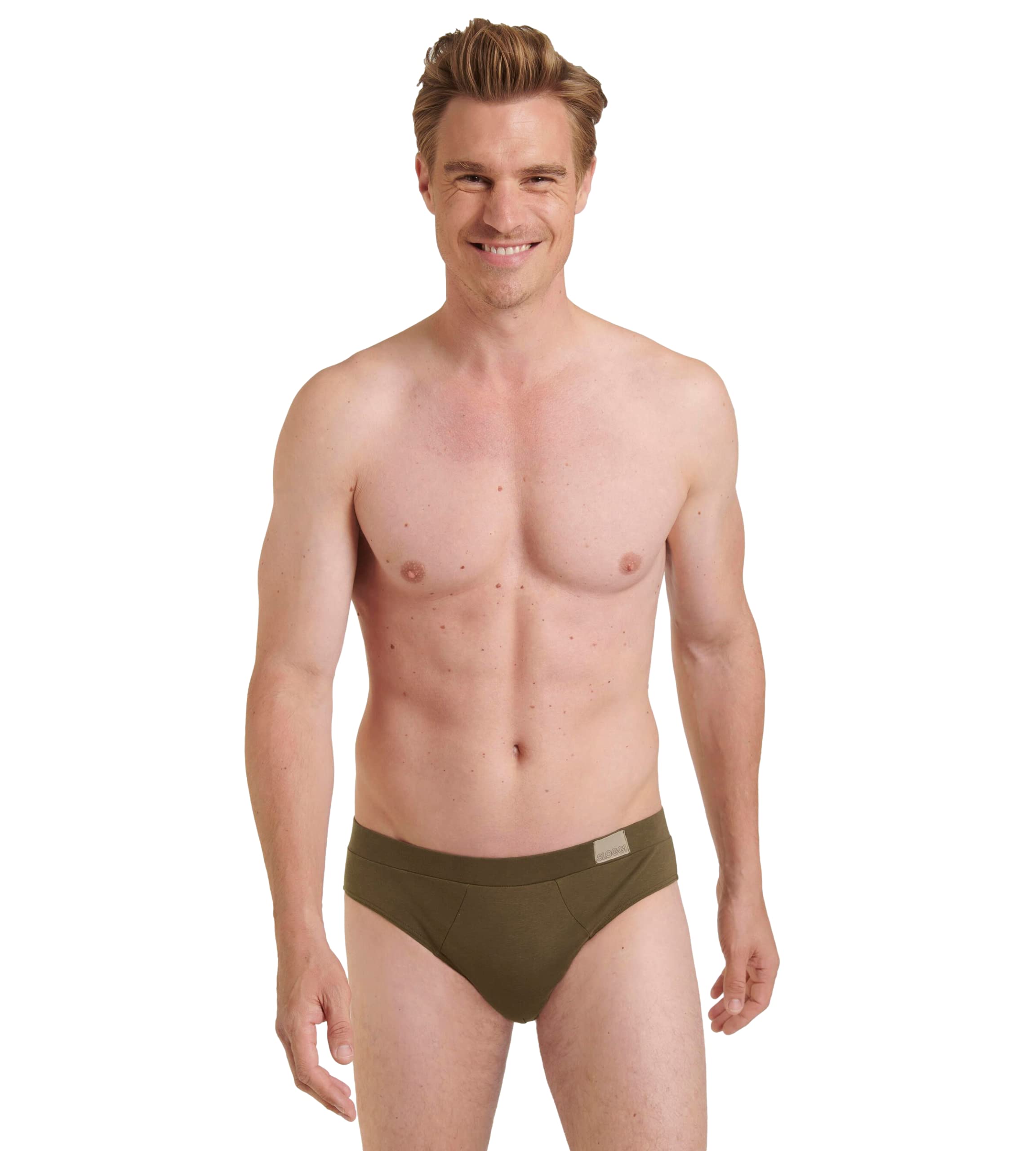 Sloggi Men's sloggi men GO Natural Brief C2P, BROWN - DARK COMBINATION