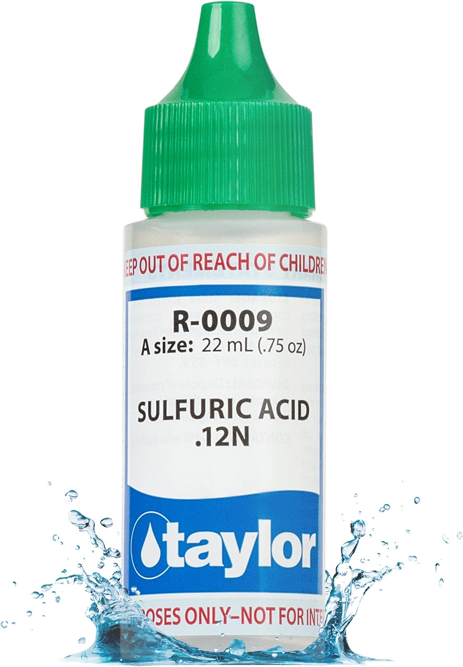 Taylor R-0009 Sulphuric Acid .12N (3/4 oz)
