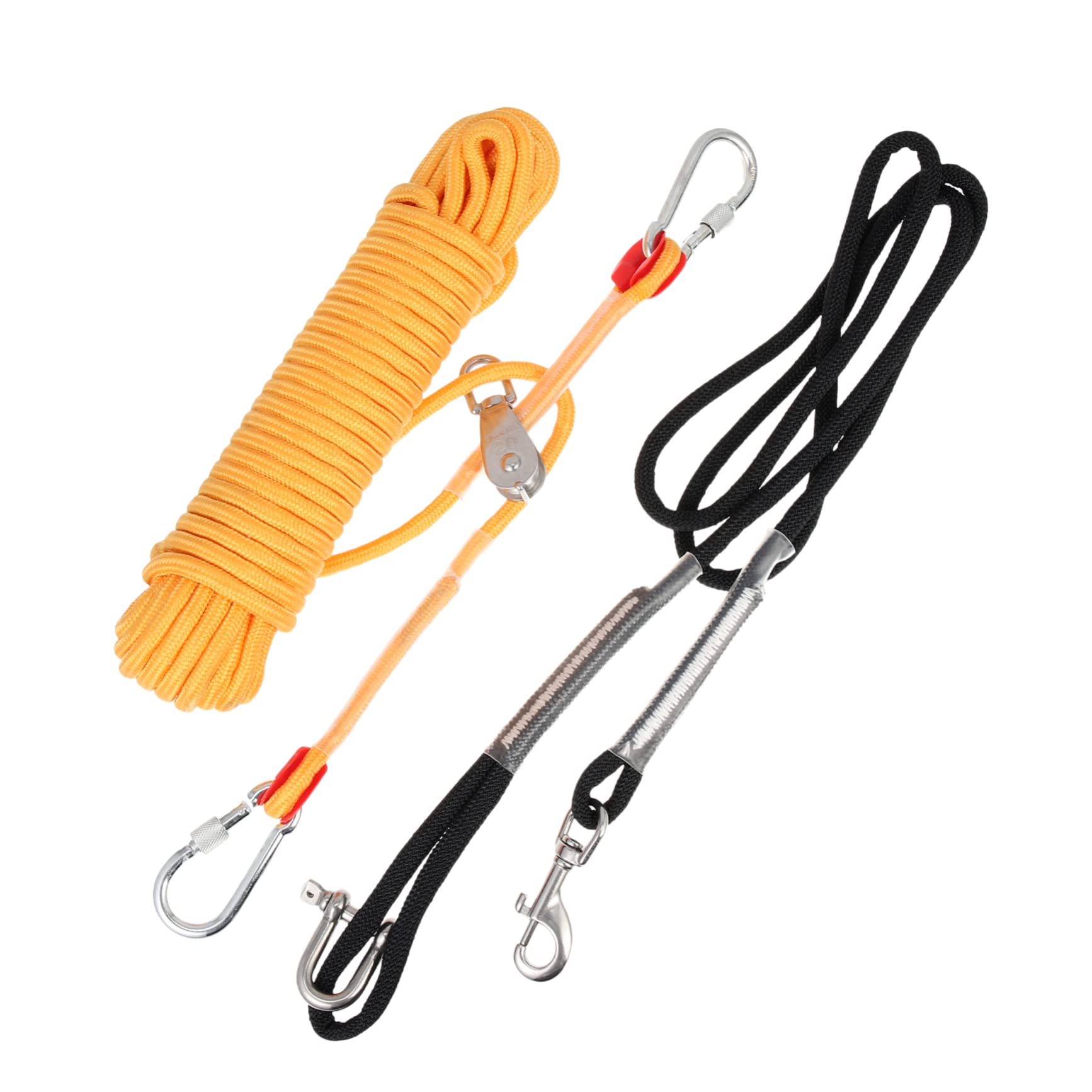 Kisangel Cables para Acampar Perros Cadena Resistente para Perros De Nylon Accesorio para para Camping Mascotas Cable para Cachorros De Metros