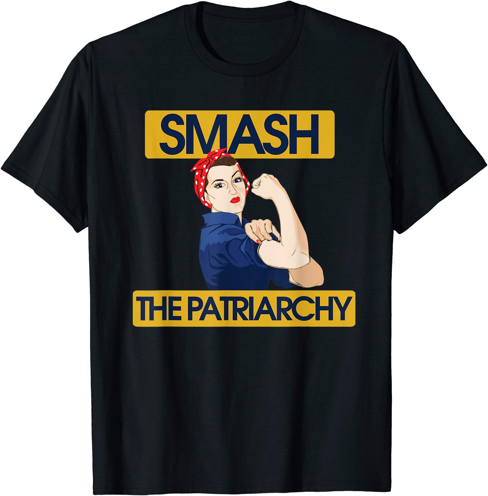 Smash the Patriarchy rosie riveter t-shirt
