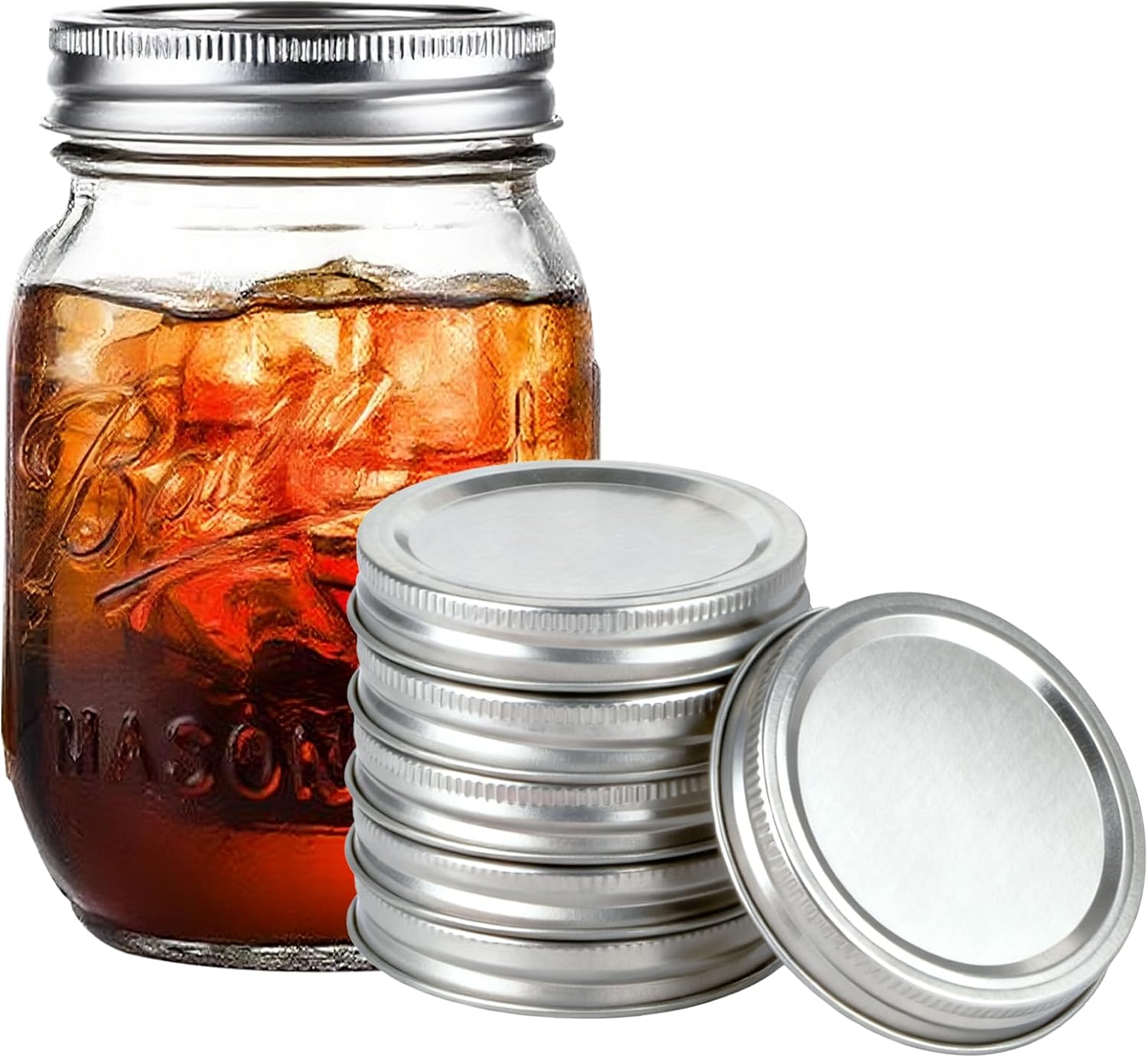 Mason Jar Lids (10Wide + 10Regular)