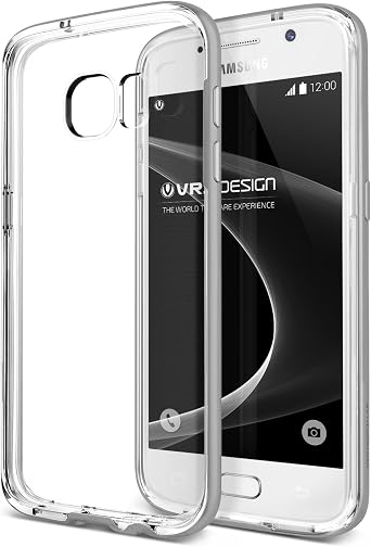 Galaxy S7 Case, VRS Design [Crystal Bumper][Satin Silver] - [Clear Cover][Military Grade Protection] For Samsung S7
