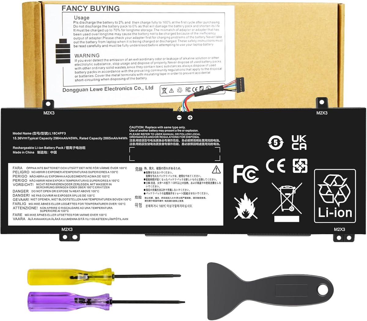 L18C4PF3 L18M4PF3 L18M4PF4 L18C4PF4 Laptop Battery for Lenovo ideapad C340-14API C340-14IML C340-14IWL S540-14API S540-14IML S540-14IWL Flex-14IML Flex-14API 81SS000DUS 81SS0005US 5B10T09081