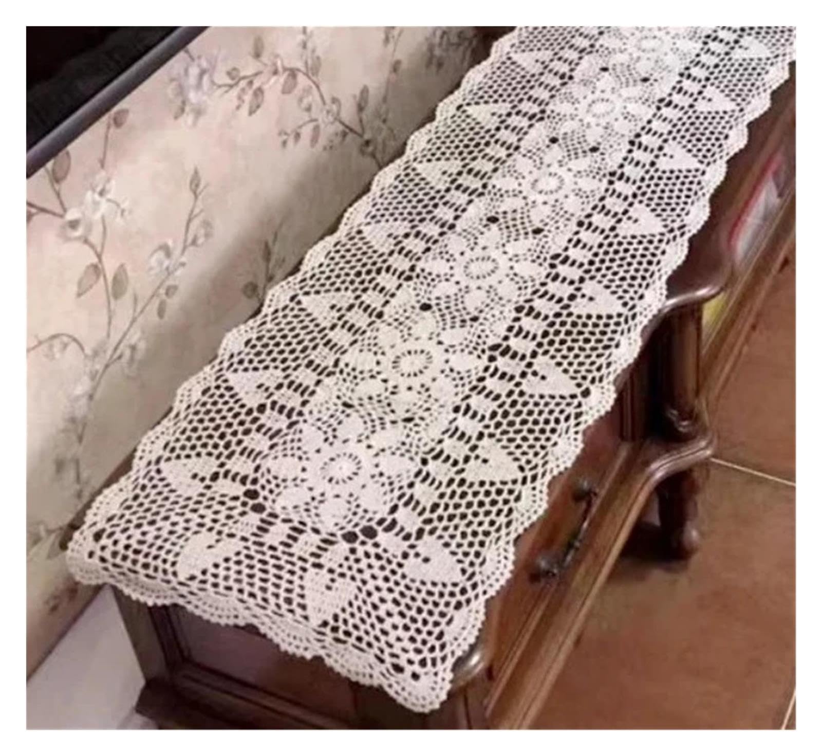 Runner da Tavola All'uncinetto Tovaglie Artigianali All'uncinetto Shabby