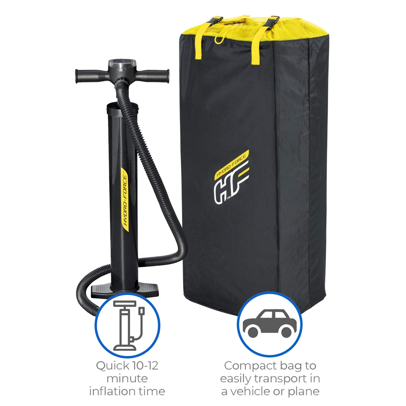 Buy Hydro Force Oceana Inflatable Paddle Board, Kayak Conversion kit