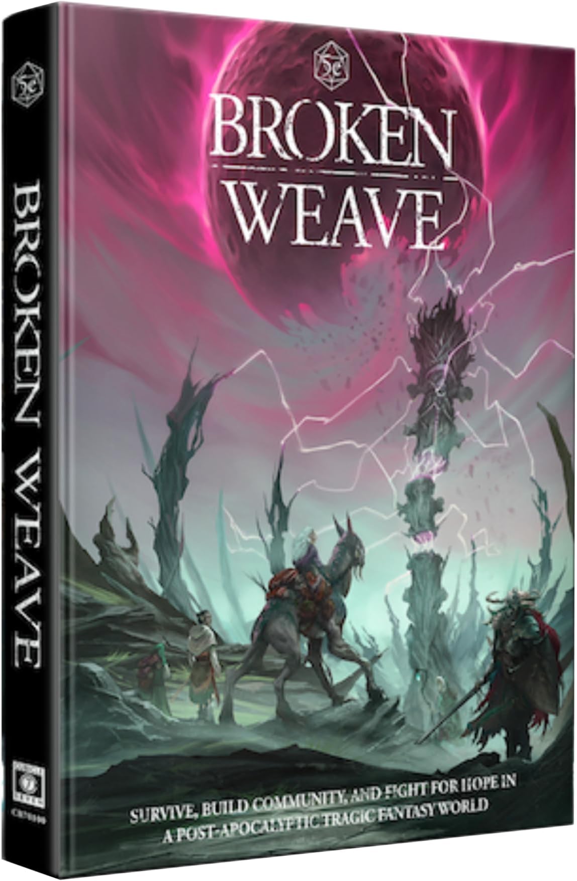 Cubicle 7 Broken Weave Core Rulebook 5th Edition - Fantasy RPG Board Card Game Book Accessory - A Post-Apocalyptic Campaign For 1+ Players and Ages 14+