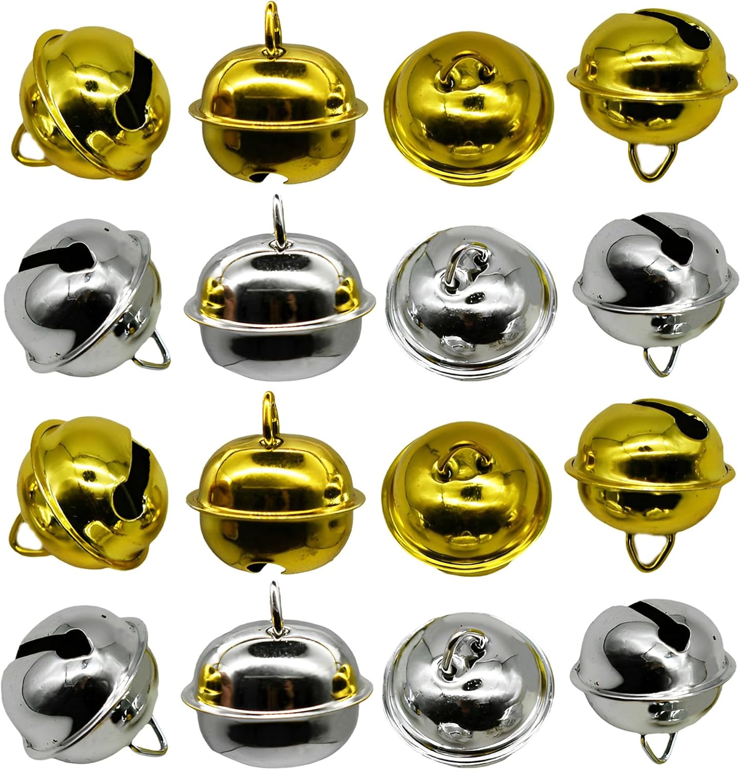50Pcs 22mm Craft Jingle Bells 1 Inch Small Decorative Bell
